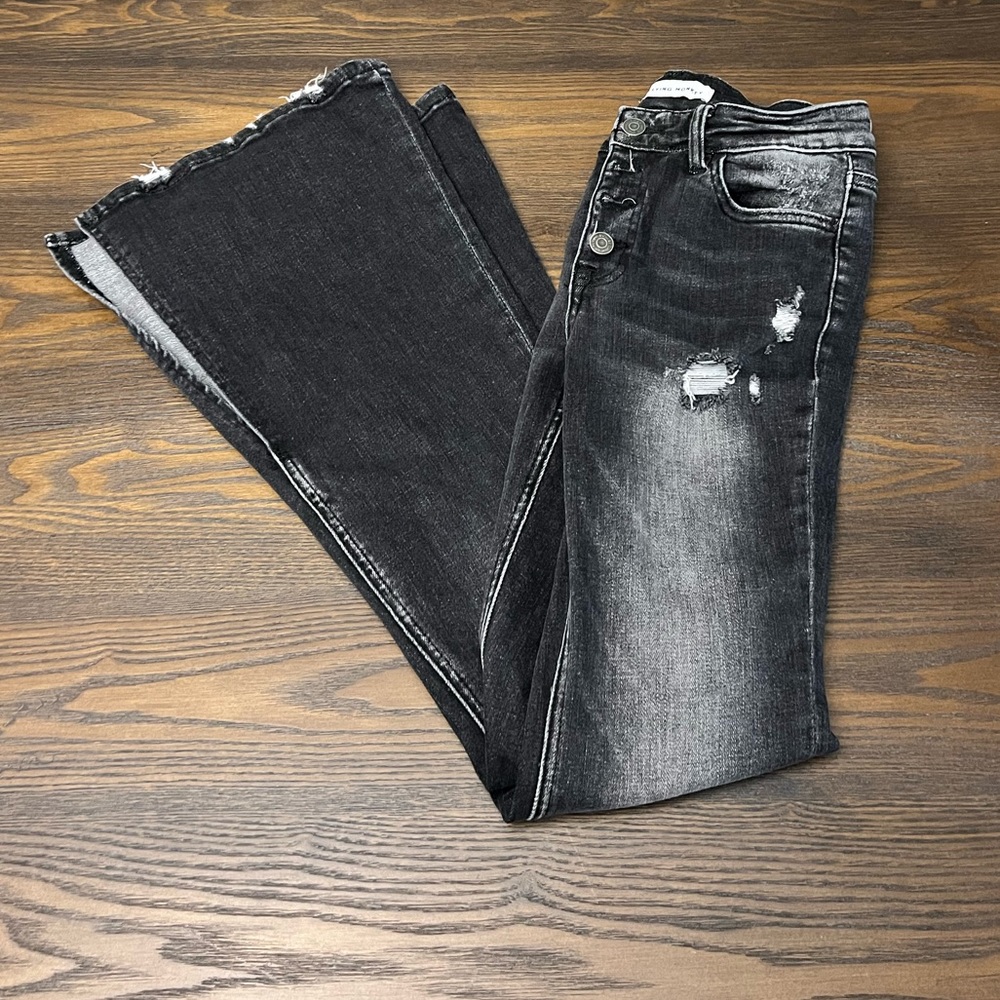 Flying Monkey Mid-Rise Flare Stretch Jean 25